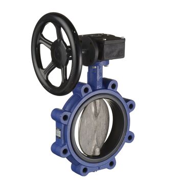 Butterfly valve Type: 714WK Ductile cast iron/Stainless steel Gearbox Lug type